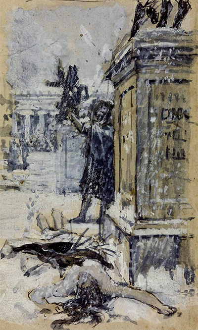 Study for St Eulalia